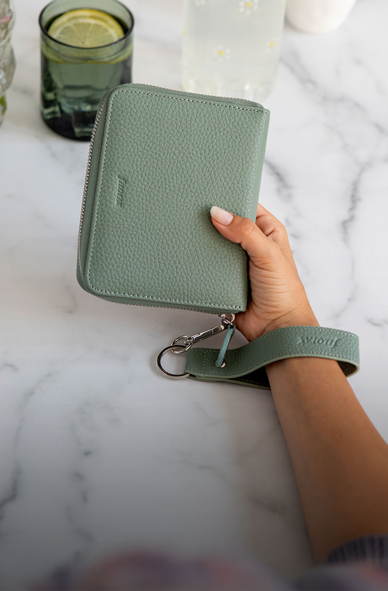 Designed to go with you everywhere. Capture Moments &amp; Plans with the Perfect Compact Purse and Organiser in one.